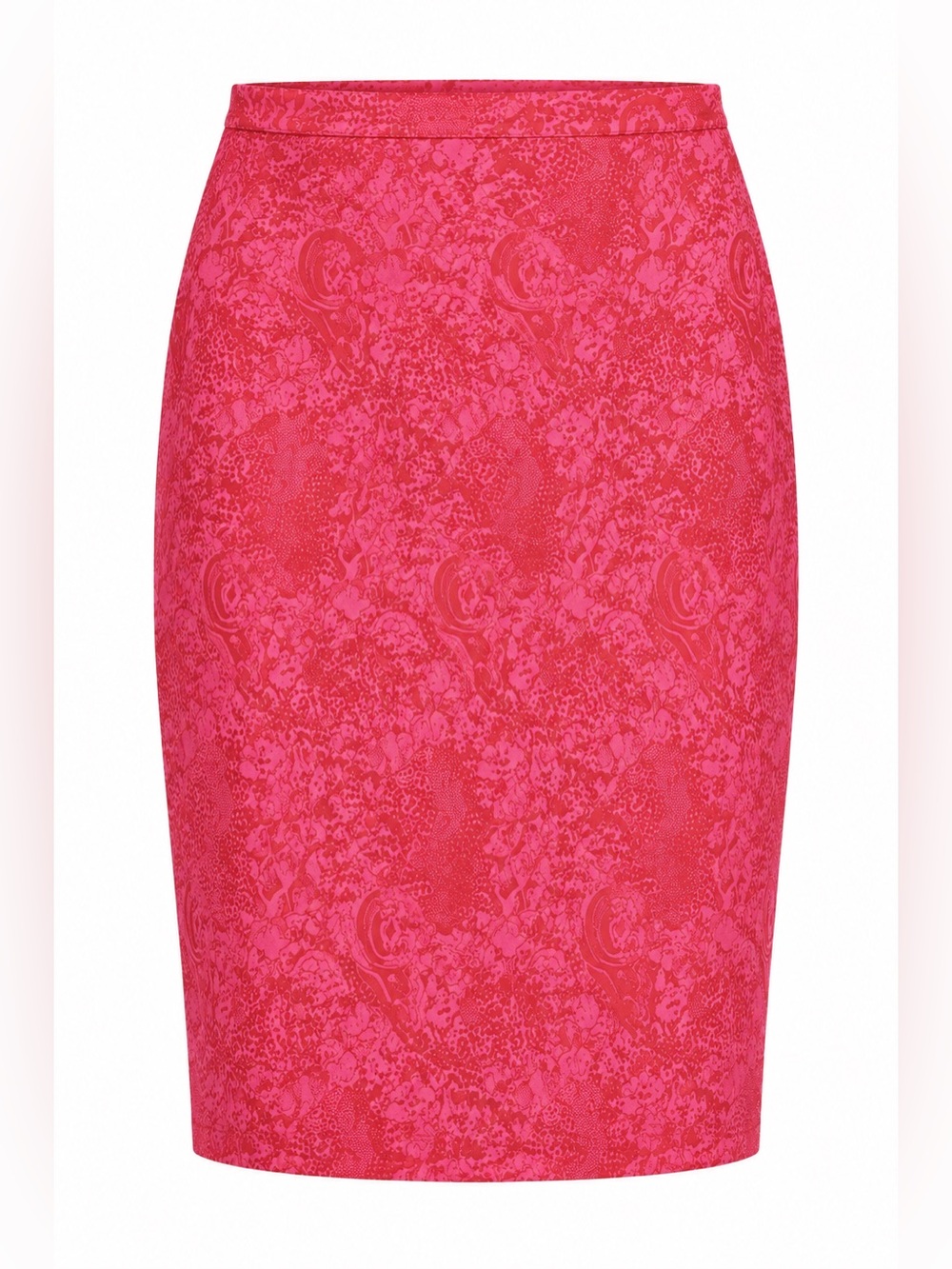 Alberto Malaki vintage red/pink pencil skirt, size 12